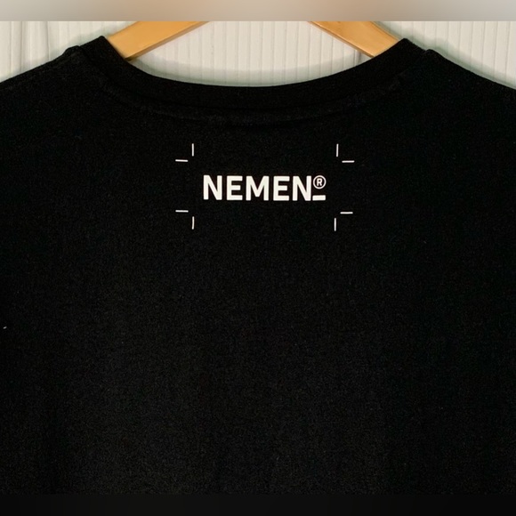 Puma X NEMEN Elevated Short Sleeve T-shirt Black Crewneck Cotton - Medium - Picture 4 of 10